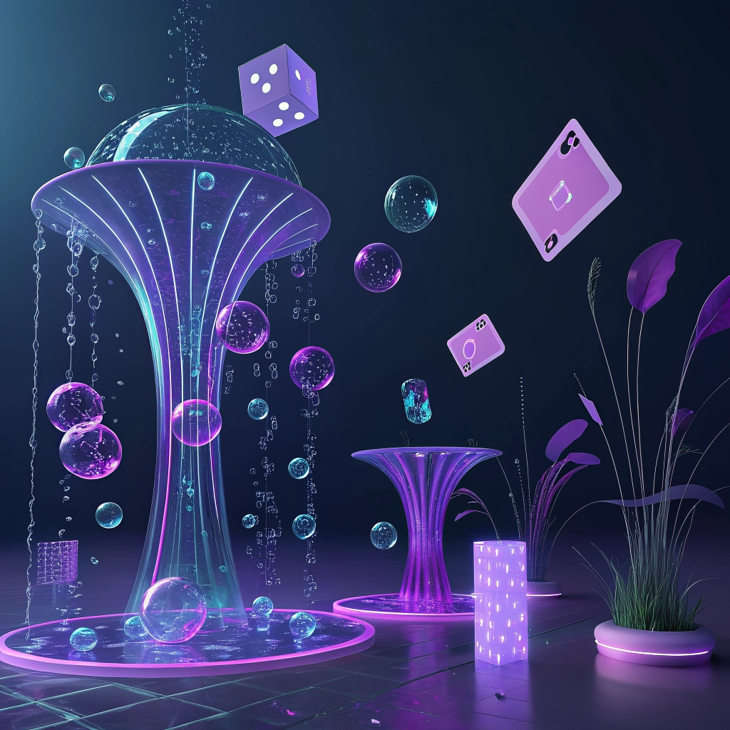 Futuristic abstract 3D artwork for introduction section